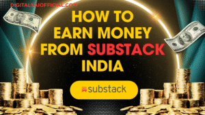 gold and black modern how to earn money online youtube thumbnail